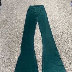 Aerie flare leggings, cinched on the front, size xs